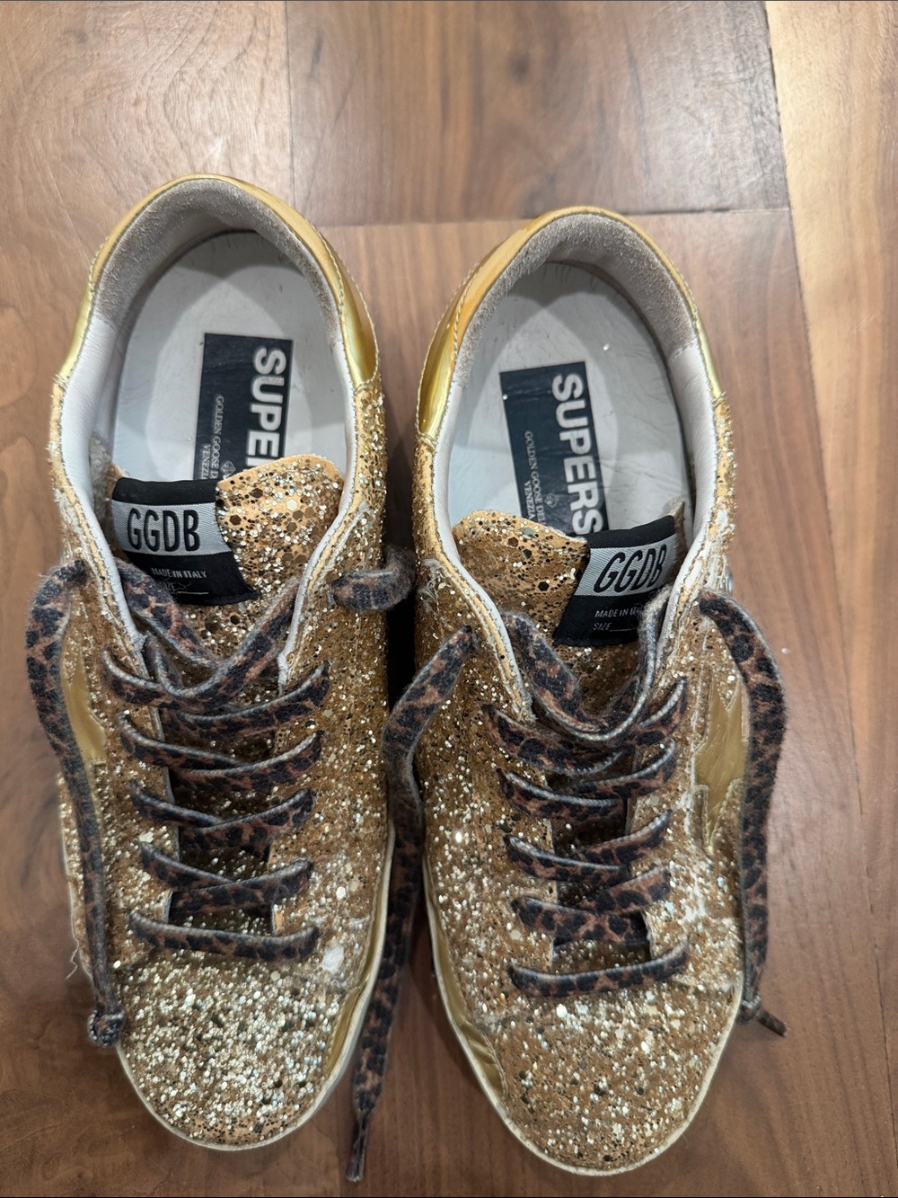 Golden Goose Gold Glitter Superstar - Picture 2 of 11